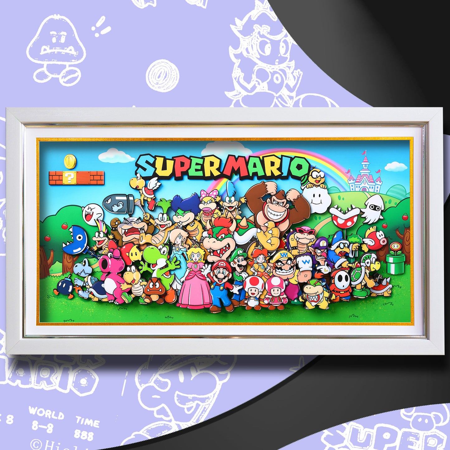 3D Mario Family portraits