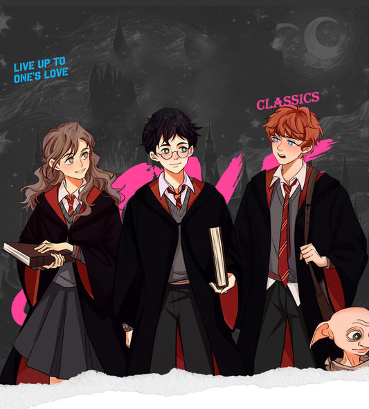 3D HP Hogwarts Family Photo