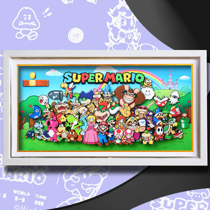 3D Mario Family portraits