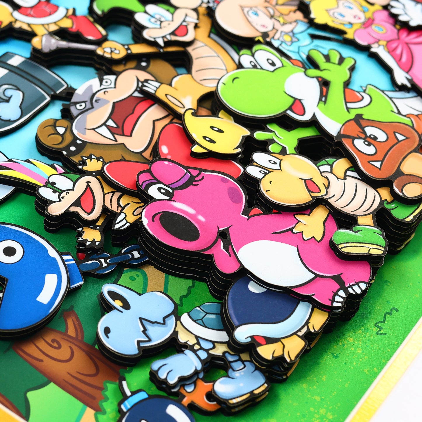 3D Mario Family portraits